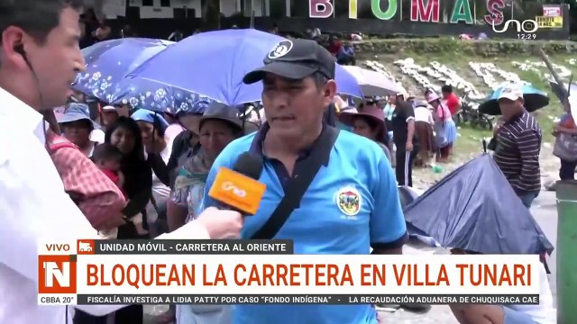Cochabamba: Bloqueo en Villa Tunari suspende viajes por carretera nueva, habilitan la ruta antigua