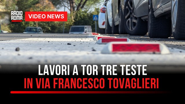 Lavori in via Francesco Tovaglieri per la messa in sicurezza della strada