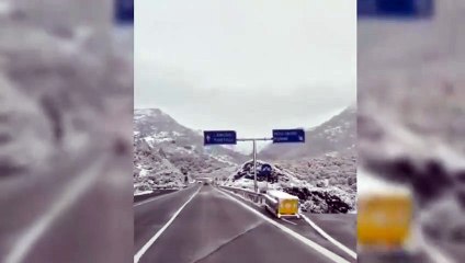 La prima neve imbianca l'isola, tra Fonni e Mamoiada uno scenario da fiaba