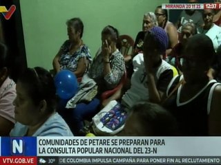 Comunidades mirandinas se preparan para protagonizar la Consulta Popular Nacional del 23-N