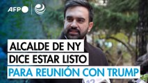 Alcalde electo de Nueva York dice estar listo para reunión crucial con Trump