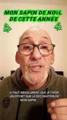 Déco de mon sapin de Noël 🎄