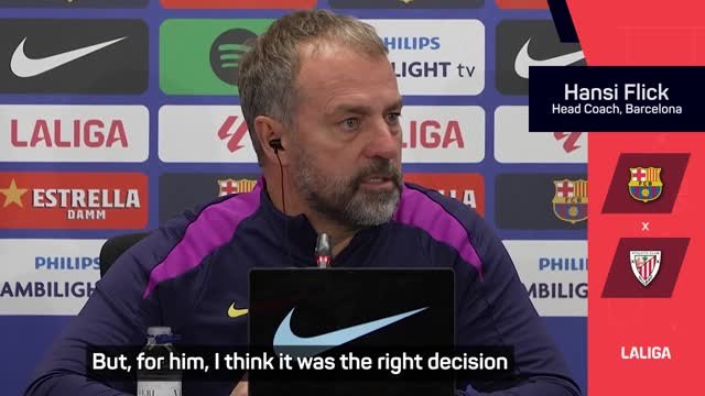 Flick insists Yamal is 'very disciplined' about his groin injury