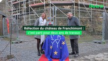 C'est parti pour deux ans de travaux au château de Franchimont