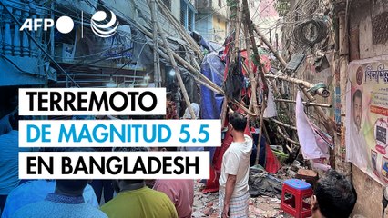 Al menos cinco muertos tras un terremoto de magnitud 5,5 en Bangladesh