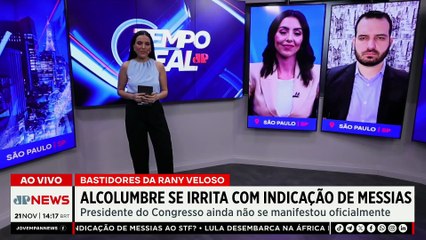 Alcolumbre está “irritado” com Messias no STF e pode barrar indicação | TEMPO REAL