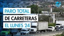 Transportistas y campesinos confirman paro total de carreteras y aduanas el 24 de noviembre