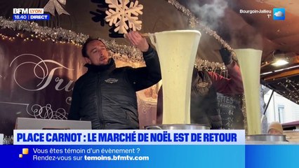 Place Carnot : le marché de Noël est de retour