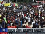 Jóvenes continúan protagonizando marcha por el Día del Estudiante Universitario