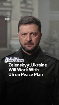 Zelenskyy: Ukraine Will Work With US on Peace Plan