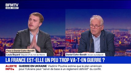 Propos chocs du chef d'état-major: "Je ne suis pas d'accord, pour l'augmentation du budget de la défense", explique Louis Boyard, député LFI, "alors que l'on baisse le budget de l'école"