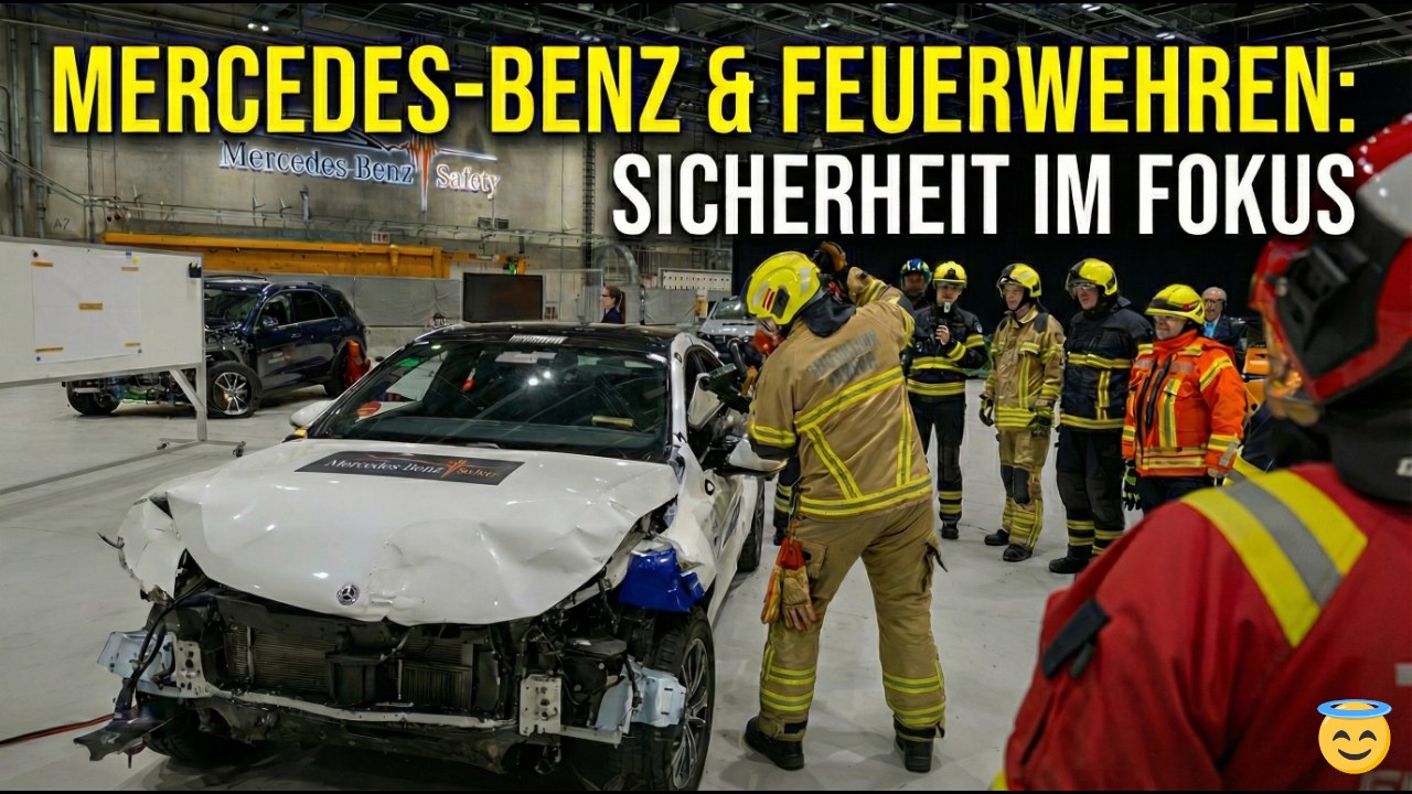 Feuerwehr x Mercedes-Benz (2025): So läuft das Rettungstraining am EQS & CLA