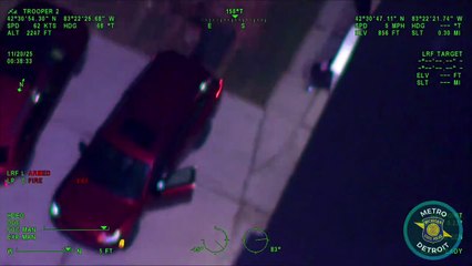 Man arrested, guns seized after police in helicopter spot him speeding