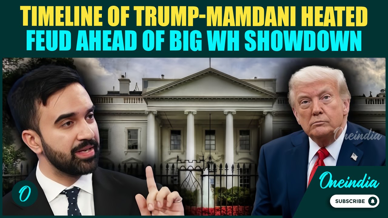 Trump Vs Mamdani: EXPLOSIVE Feud Sets Stage for FIERY WH Meeting After Months of Insults, Attacks