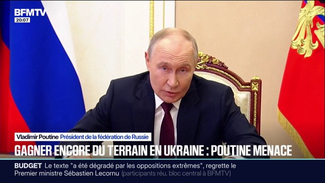 Vladimir Poutine déclare que la Russie est prête à mener des négociations pacifiques concernant la guerre en Ukraine