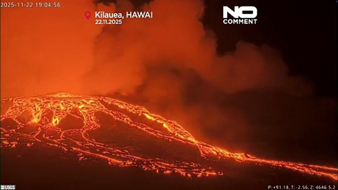 Kilauea en Hawái está en erupción desde el año pasado, fuentes de lava se elevan más de 100 metros