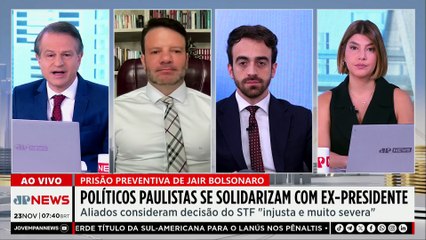 Políticos de SP se solidarizam com prisão de Bolsonaro