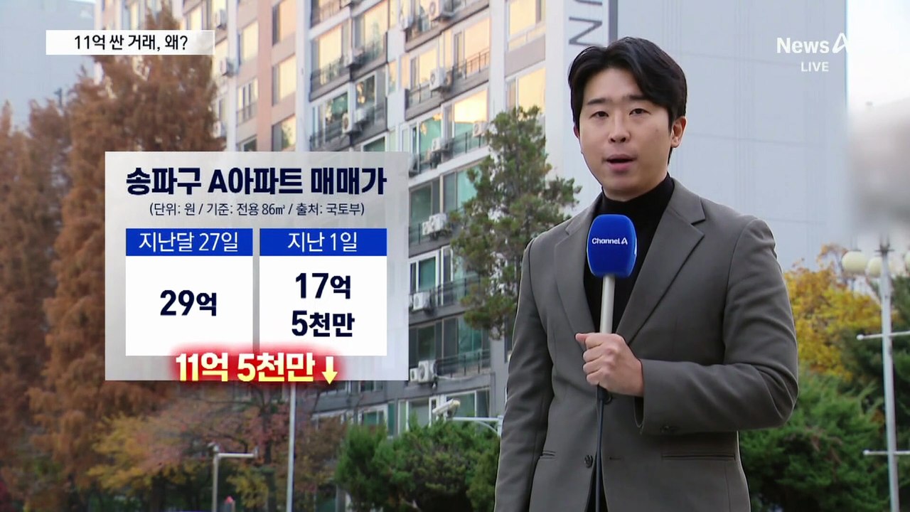 11억 급락한 강남 아파트…수상한 거래?