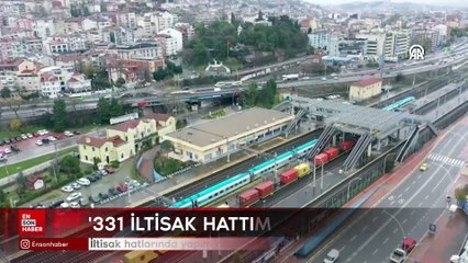 Demir yollarındaki iltisak hatlarında 150,5 kilometrelik 9 projede yapım çalışması sürüyor