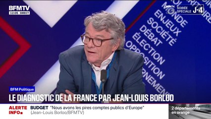 Jean-Louis Borloo, ancien ministre: "Nous avons les pires comptes publics d'Europe"