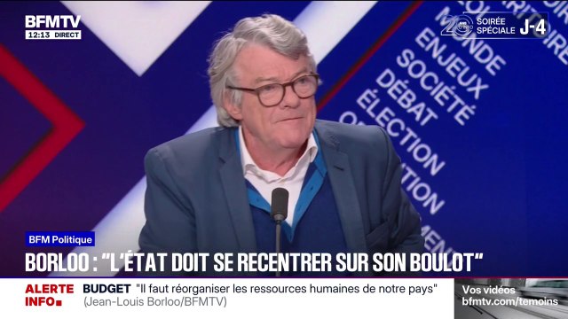 Jean-Louis Borloo: Il faut réorganiser les ressources humaines de notre pays