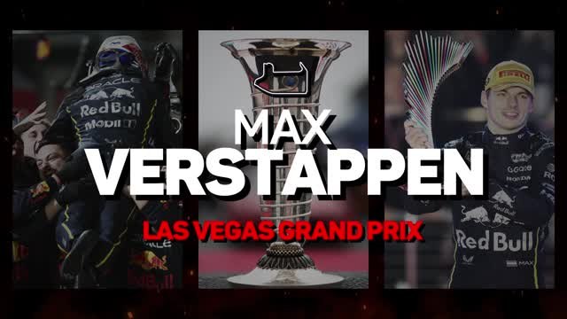 Las Vegas GP F1 Star Driver - Max Verstappen