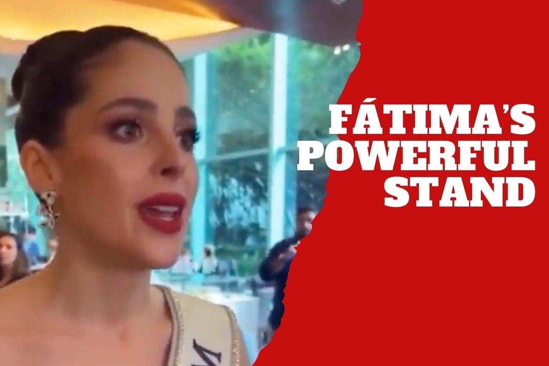 Fátima Bosch defended her dignity and called out disrespect in a powerful speech being Miss Universe