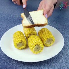 Make sure you try this corn hack, it's delicious!