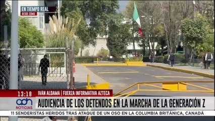 Nueva audiencia por detenciones en la marcha de la Generación Z en CDMX