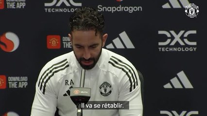 Man. United - Amorim : "Šeško est out pour quelques semaines"