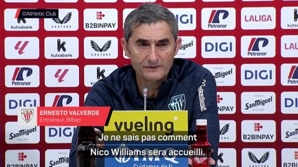 Ernesto : « Je ne sais pas quel accueil le Camp Nou va réserver à Nico Williams » - Foot - Liga
