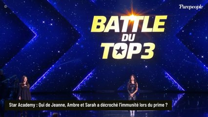 Star Academy 2025: Qui de Jeanne, Ambre et Sarah a décroché l'immunité lors du prime ? L'une d'entre elles s'est nettement démarquée