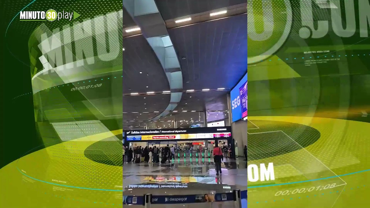 Granizada colapsa drenajes y causa fuertes filtraciones en el aeropuerto El Dorado: pasajeros afectados