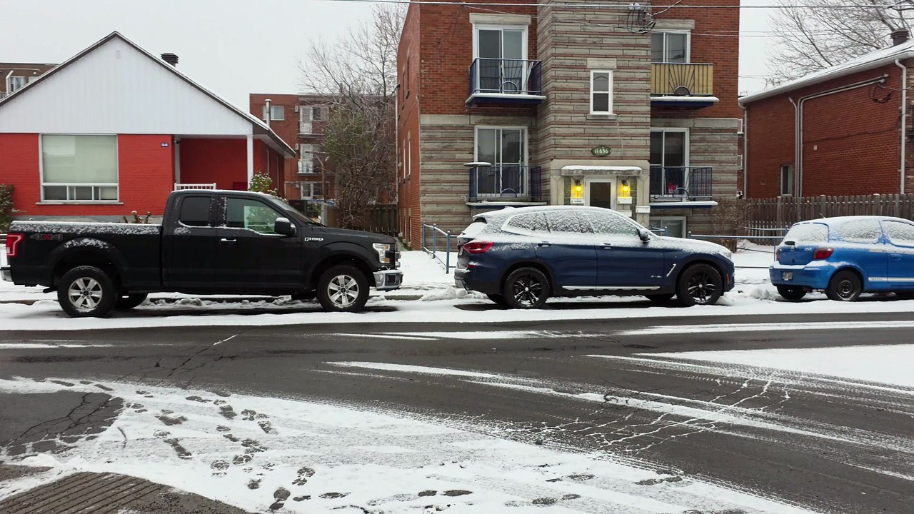 Montréal sous son premier manteau de neige