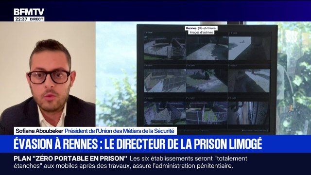 Évasion à Rennes: pour Sofiane Aboubeker, président de l'Union des Métiers de la Sécurité, la sécurité de nos établissements pénitentiaires n'est pas bonne