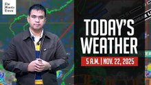 Today's Weather, 5 A.M. | Nov. 22, 2025