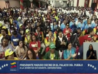 Presidente Nicolás Maduro anunció la instalación del Gobierno Nacional Estudiantil