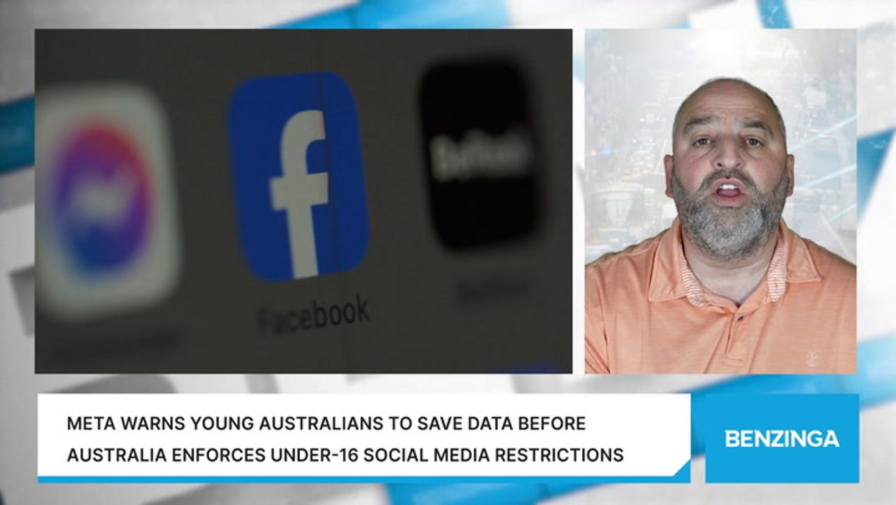 Meta Warns Young Australians To Save Data Before Australia Enforces Under-16 Social Media Restrictions