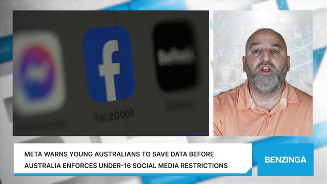Meta Warns Young Australians To Save Data Before Australia Enforces Under-16 Social Media Restrictions