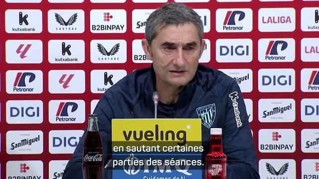 Athletic Bilbao - Ernesto Valverde : Je ne sais pas quel accueil le Camp Nou va réserver à Nico Williams