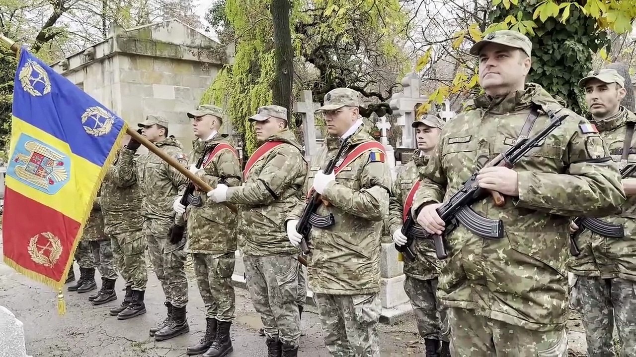 Eroul Național Ilie Ilașcu a fost inmormântat cu onoruri militare la Cimitirul Bellu din București (1)