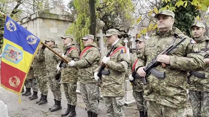 Eroul Național Ilie Ilașcu a fost inmormântat cu onoruri militare la Cimitirul Bellu din București (1)