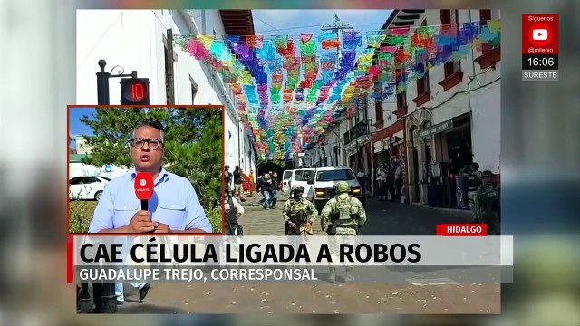 Cae célula criminal dedicada al robo violento en carreteras en Hidalgo