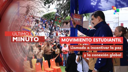 Pdte. Maduro llama a la juventud a impulsar la paz mundial