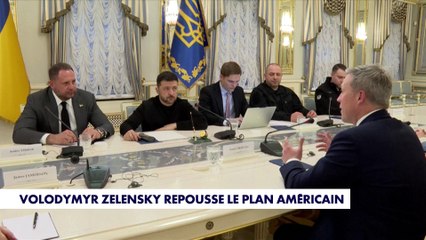 Volodymyr Zelensky repousse le plan américain