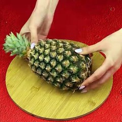 Easiest way to cut a pineapple & more!