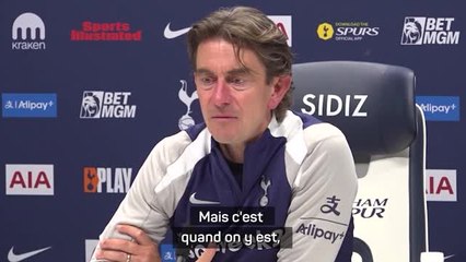 Tottenham - Frank : "C'est quand on est dans le club qu'on comprend..."