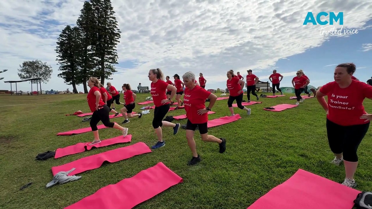 Flash mob moves showcase an important message at Town Beach
