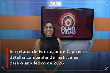 Secretária de Educação de Cajazeiras detalha campanha de matrículas para o ano letivo de 2026