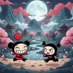 Pucca pucca le canta a garu Suspiro en el viento